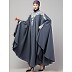 Designer embroidery Irani Kaftan - Grey